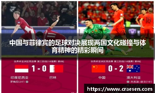 中国与菲律宾的足球对决展现两国文化碰撞与体育精神的精彩瞬间